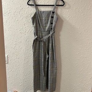 Primark plaid jumpsuit